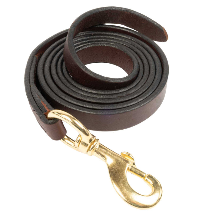 Teskey's Mahogany Lead Shank Tack - Halters & Leads Teskey's