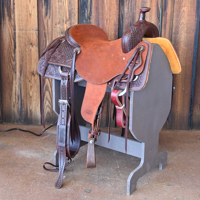 15.5" JEFF SMITH BUSTER WELCH RANCH CUTTER SADDLE