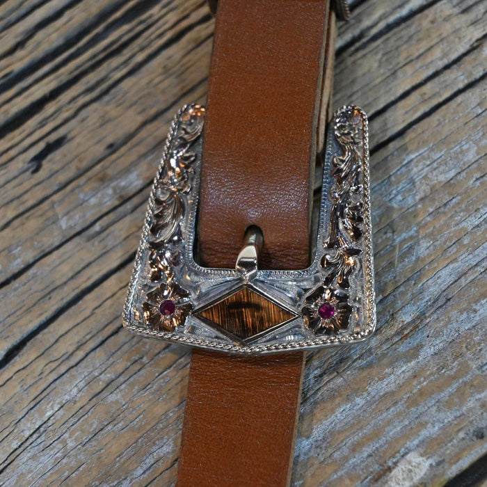 Two Moons A.K. 4pc. Belt Buckle Set w/Rubies Collectibles Two Moons