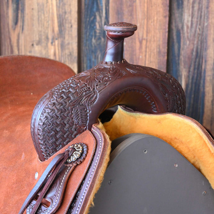 15.5" JEFF SMITH BUSTER WELCH RANCH CUTTER SADDLE