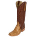 R. Watson Women's Antique Saddle Full Quill Ostrich Cutter Toe Boot WOMEN - Footwear - Boots - Exotic Boots R Watson