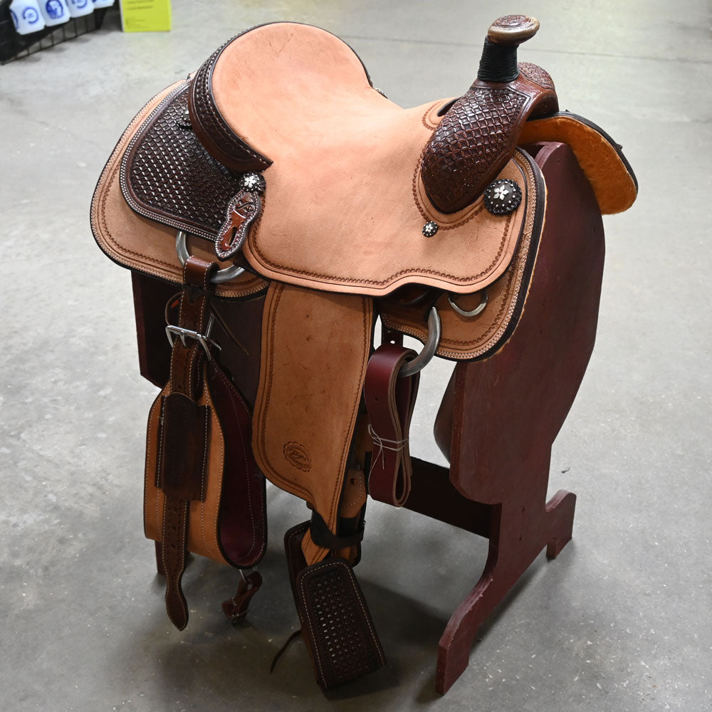 14.5" PATRICK SMITH ROPING SADDLE Saddles Patrick Smith