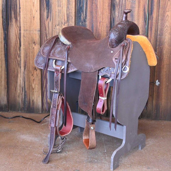 16.5" JEFF SMITH BUSTER WELCH RANCH CUTTER SADDLE