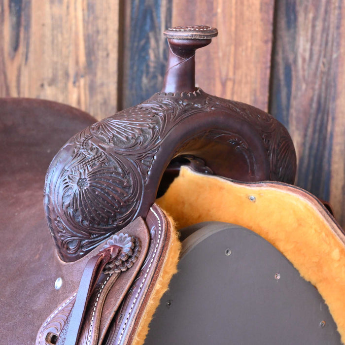 16.5" JEFF SMITH BUSTER WELCH RANCH CUTTER SADDLE