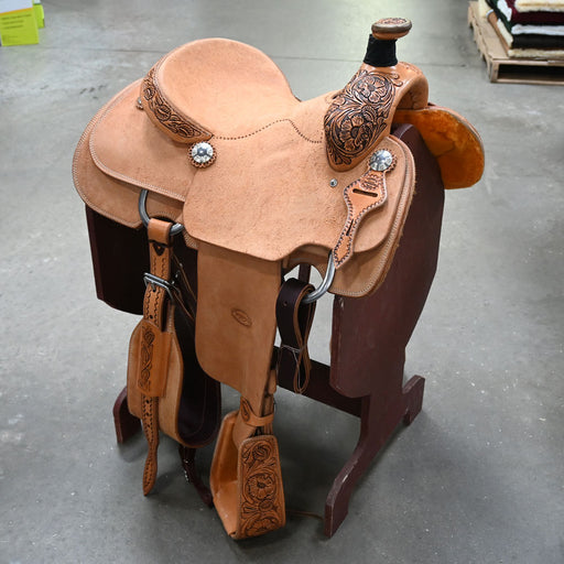 15" TESKEY'S TEAM ROPING SADDLE Saddles - New Teskey's Saddlery