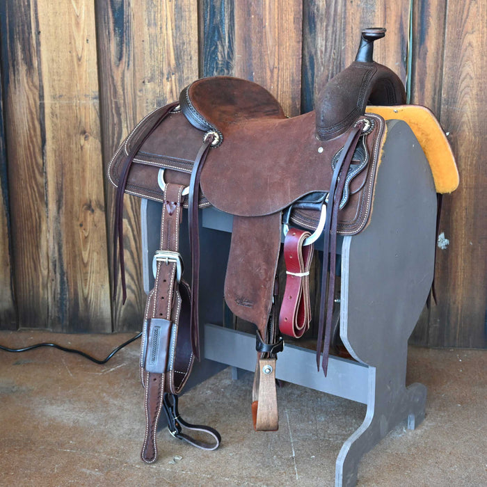 15.5" JEFF SMITH BUSTER WELCH RANCH CUTTER SADDLE