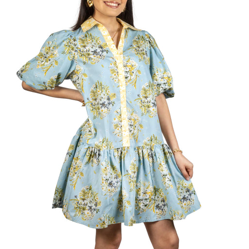 Uncle Frank Banded Front Floral Dress WOMEN - Clothing - Dresses Uncle Frank