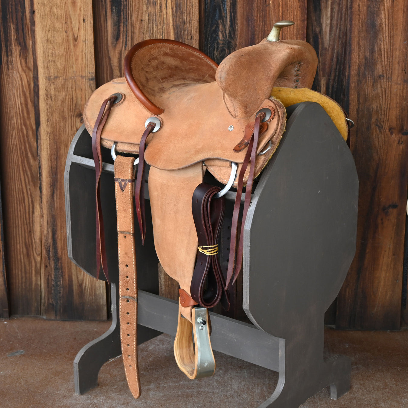 12.5" USED SLATON YOUTH RANCH SADDLE Saddles - Used Teskeys