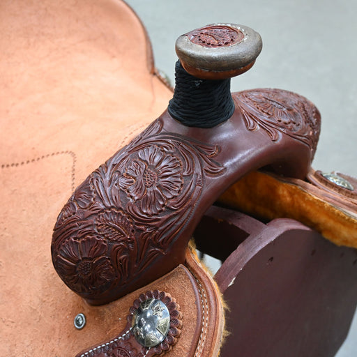15" TESKEY'S TEAM ROPING SADDLE Saddles - New Teskey's Saddlery