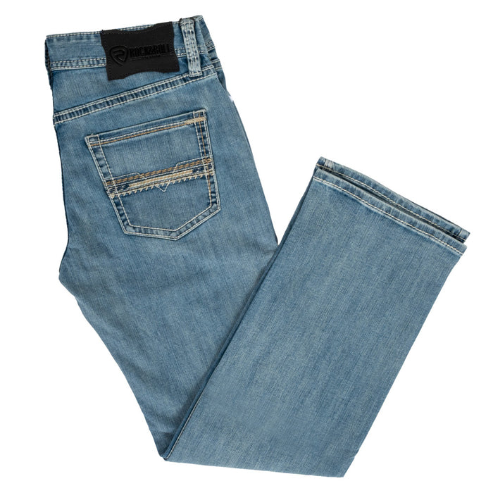 Rock & Roll Denim Men's Pistol Feather Stitch Bootcut Jean MEN - Clothing - Jeans Panhandle
