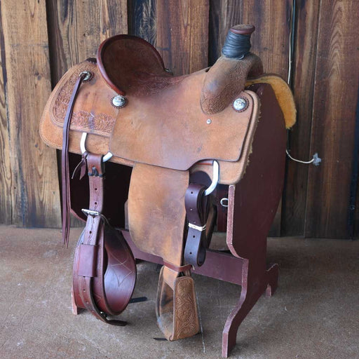 14.5" USED CACTUS RELENTLESS ROPING SADDLE Saddles - Used CACTUS SADDLERY