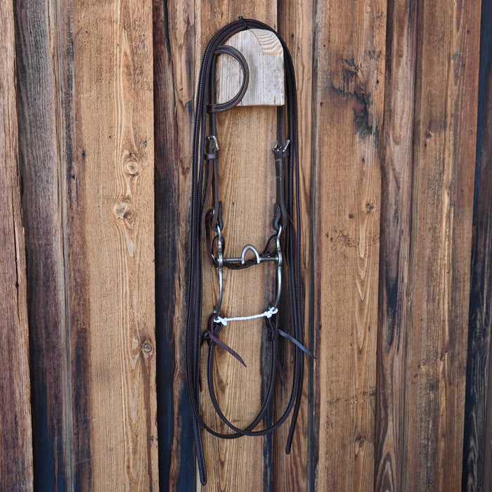 Brandon Anthony Solid Port Bridle Rig w/Single Ear Headstall