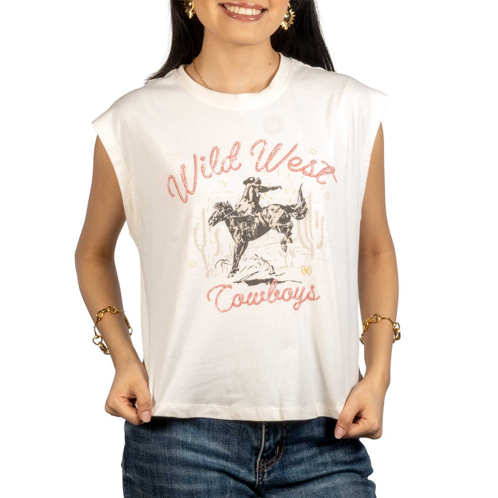 Ariat Women's Wild West Crop Tee WOMEN - Clothing - Tops - Sleeveless Ariat Clothing
