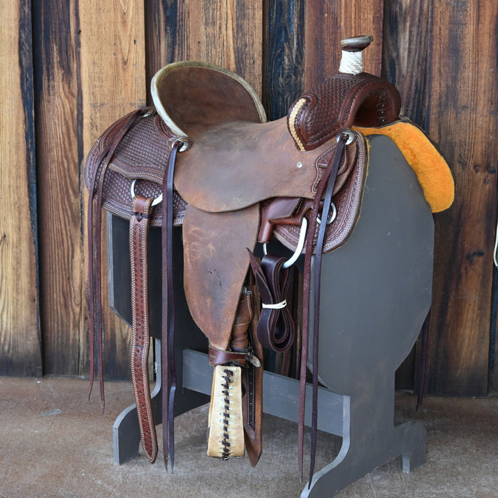 16.5" USED TESKEY'S RANCH ASSOCIATION SADDLE Saddles - Used Teskey's Saddlery