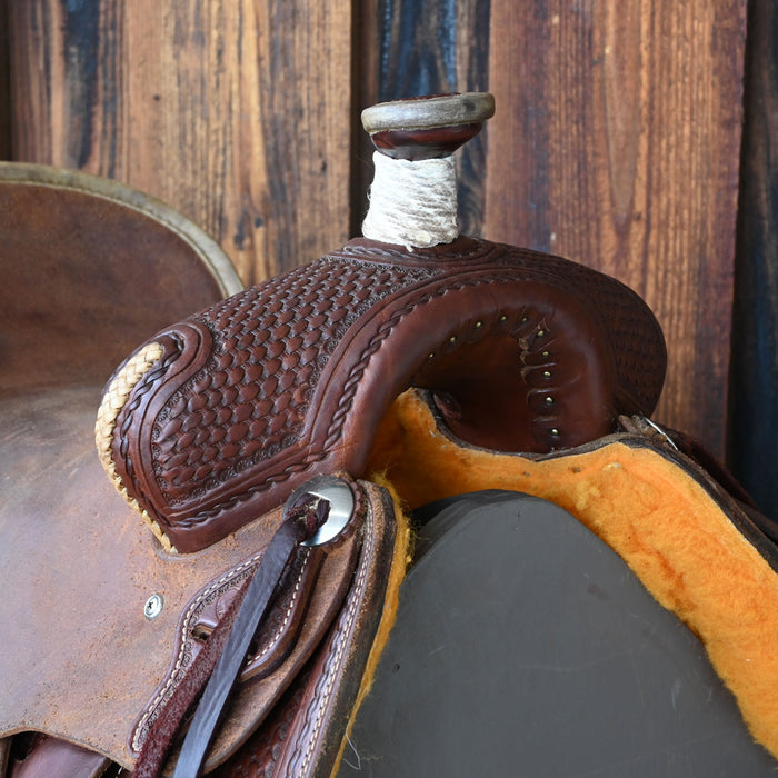 16.5" USED TESKEY'S RANCH ASSOCIATION SADDLE Saddles - Used Teskey's Saddlery