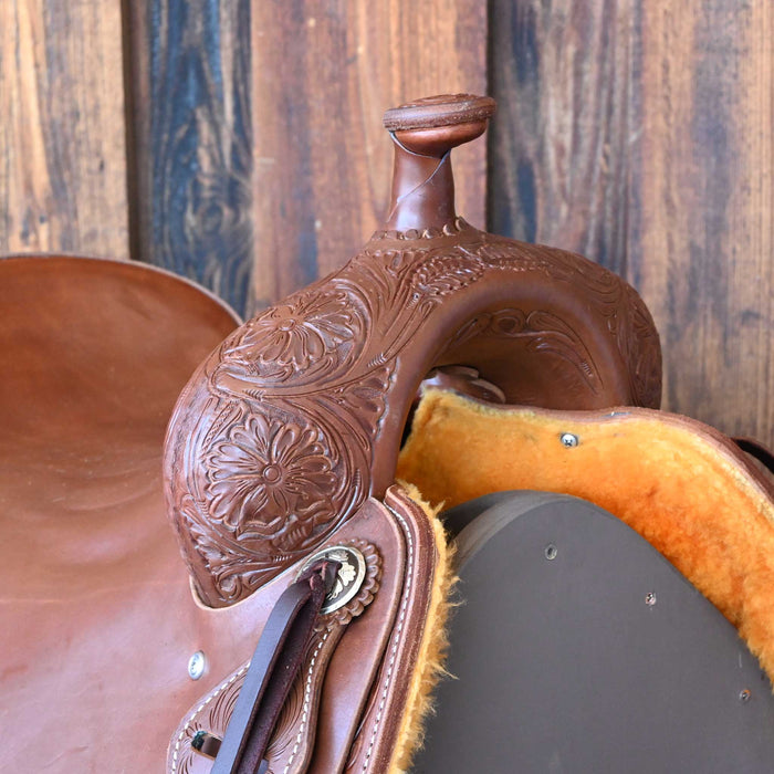 17" JEFF SMITH BUSTER WELCH RANCH CUTTER SADDLE Saddles - New Jeff Smith