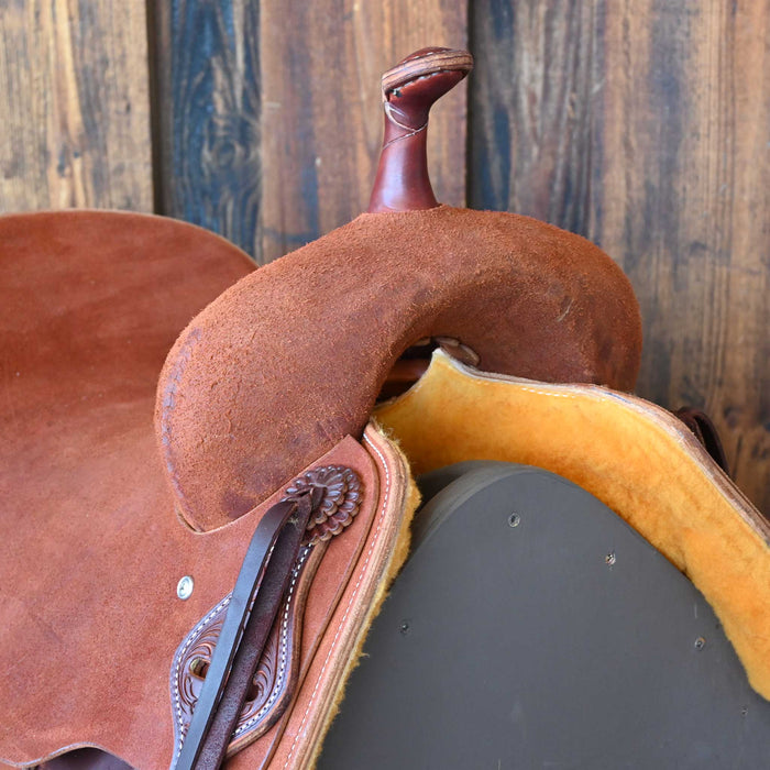 16.5" JEFF SMITH BUSTER WELCH CUTTING SADDLE Saddles - New Jeff Smith
