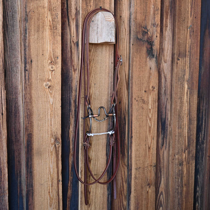 Kerry Kelley 65 Solid Port Bridle Rig w/Split Ear Headstall