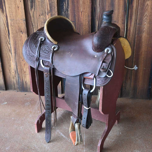 15" USED TESKEY'S RANCH SADDLE Saddles - Used Teskey's Saddlery