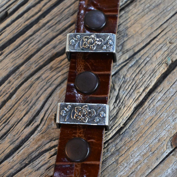 Nelson Bringhoff 4pc. Belt Buckle Set w/Rubies Collectibles Nelson Bringhoff
