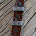 Nelson Bringhoff 4pc. Belt Buckle Set w/Rubies Collectibles Nelson Bringhoff