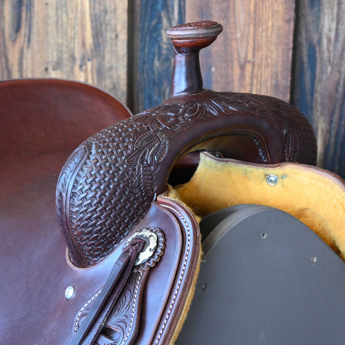 16" JEFF SMITH BEAU GALYEAN RANCH CUTTER SADDLE Saddles - New Jeff Smith