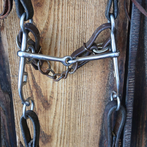 Argentine Snaffle Bridle Rig w/Split Ear Headstall Sale Barn misc