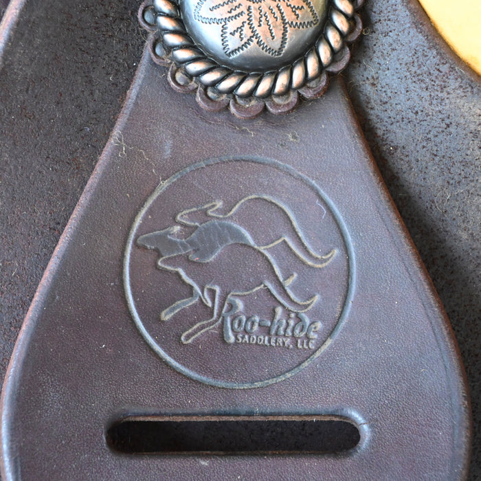 14.5" USED ROO HIDE BARREL SADDLE Saddles - Used ROO HIDE