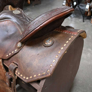 14" USED SHILOH JORDAN PETERSON CONTENDER BARREL SADDLE Saddles Shiloh Saddlery   