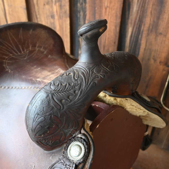 15.5" USED LEDDY CUTTING SADDLE Saddles - Used LEDDY