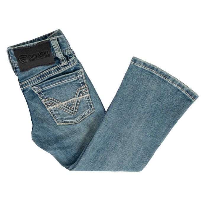 Rock & Roll Denim Boy's Two Tone Bootcut Jean KIDS - Boys - Clothing - Jeans Panhandle
