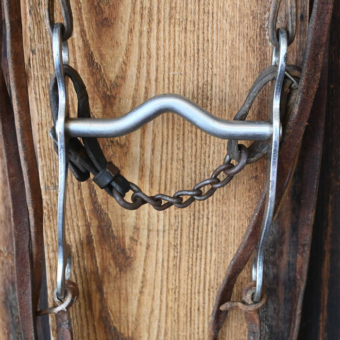 Solid Port Bridle Rig w/Browband Headstall Sale Barn misc
