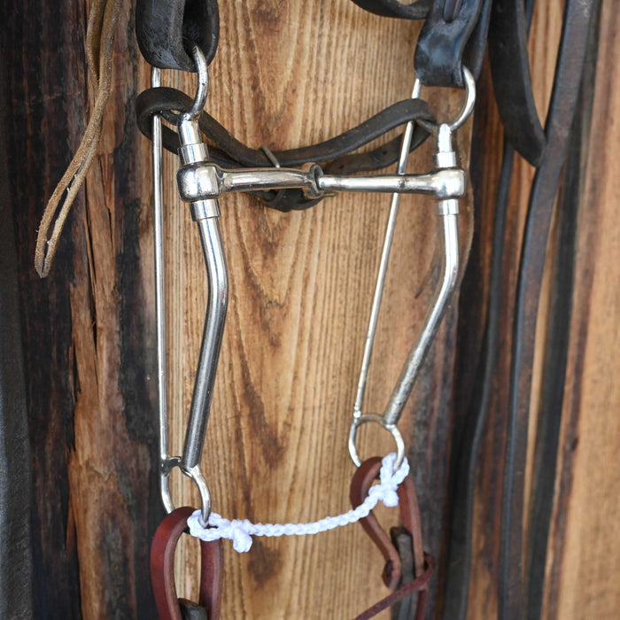 Smooth Snaffle Bridle Rig w/Browband Headstall Sale Barn misc