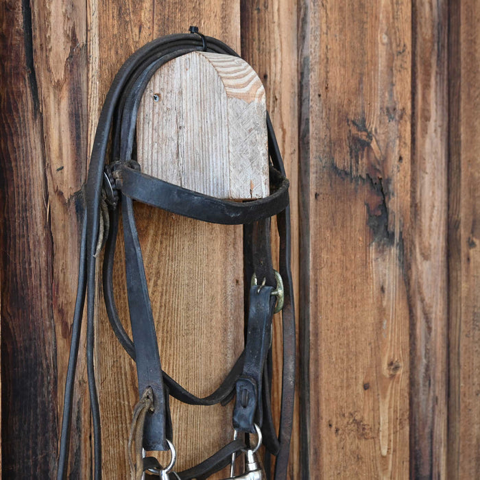 Smooth Snaffle Bridle Rig w/Browband Headstall Sale Barn misc