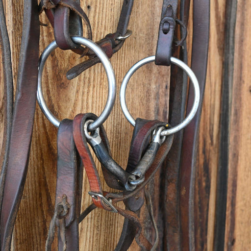 O-Ring Snaffle Bridle Rig w/Browband Headstall Sale Barn misc