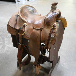 14.5" USED TESKEY'S RANCH SADDLE Saddles TESKEY'S SADDLERY LLC   