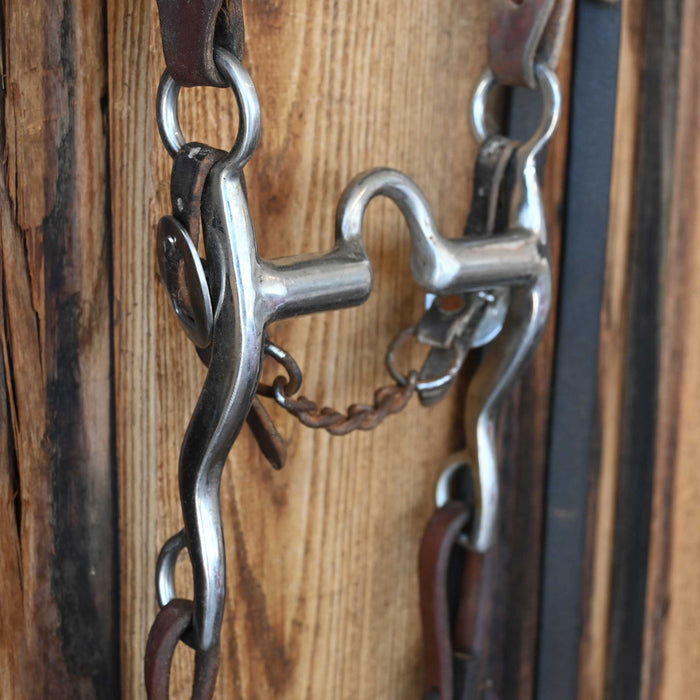 Solid Port Bridle Rig w/Single Ear Headstall Sale Barn misc