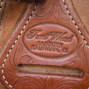 15.5" USED TRENT WARD RANCH SADDLE Saddles Trent Ward