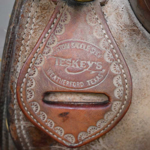 14.5" USED TESKEY'S RANCH SADDLE Saddles TESKEY'S SADDLERY LLC   