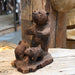 Vintage Ironwood Bear & Cubs Sniffing for Food Collectibles Vintage