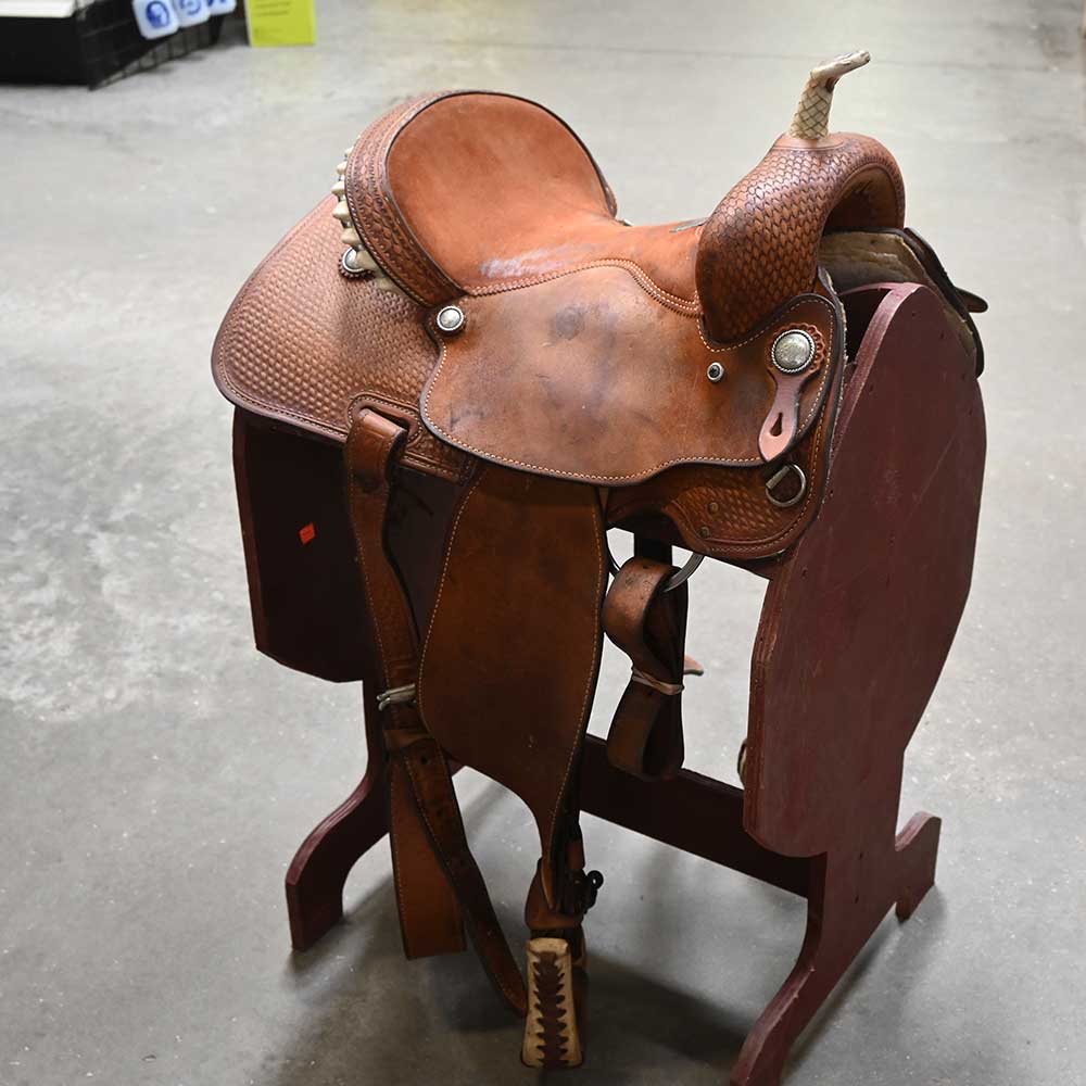 14" USED BILLY COOK BARREL SADDLE