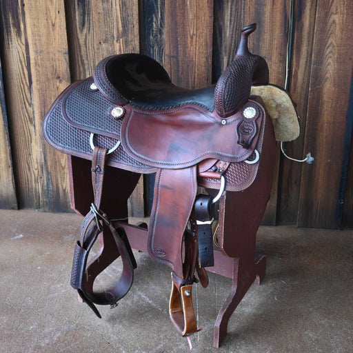 17" USED COWBOY TACK CUTTING SADDLE Saddles - Used Cowboy Tack