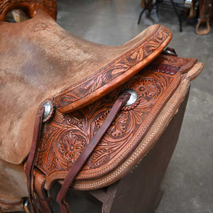 14.5" USED LUKE LANE RANCH SADDLE Saddles Luke Lane   