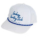 Cowboy Country Club Cursive Roped Hat - White HATS - BASEBALL CAPS Cowboy Country Club
