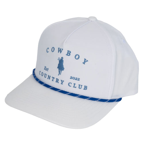Horse Roped Hat - White HATS - BASEBALL CAPS Cowboy Country Club