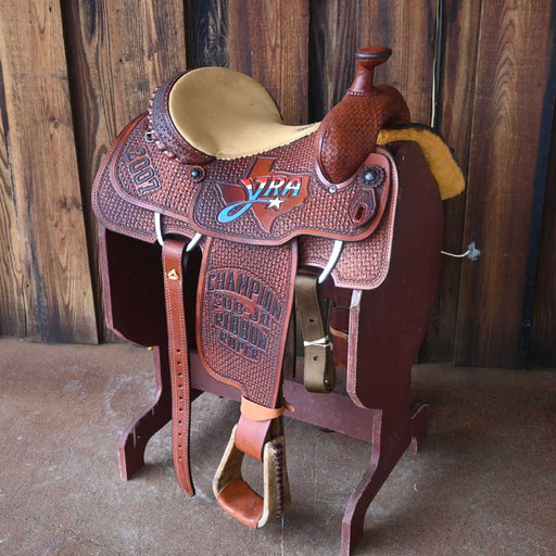 13.5" USED DOUBLE J ROPING SADDLE Saddles - Used DOUBLE J SADDLERY