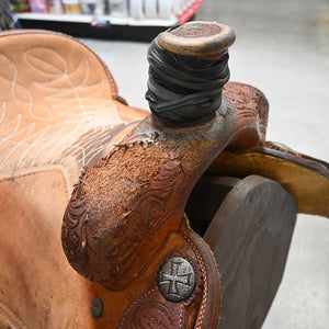 14.5" TESKEY'S ROPING SADDLE