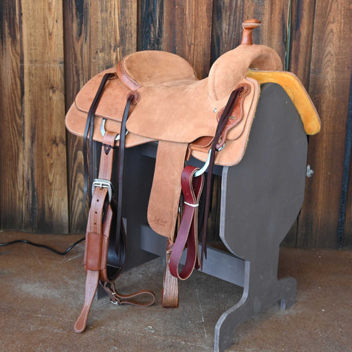 16" JEFF SMITH BEAU GALYEAN RANCH CUTTER SADDLE Saddles - New Jeff Smith