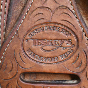 14.5" TESKEY'S ROPING SADDLE