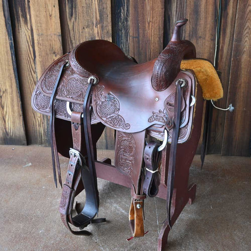 16" DEMO JEFF SMITH CUTTING SADDLE Saddles - Used Jeff Smith